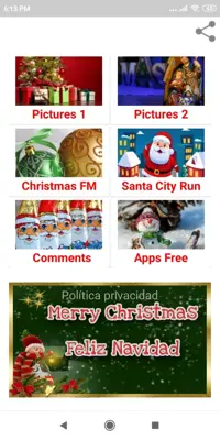 Christmas Wallpapers A android App screenshot 2